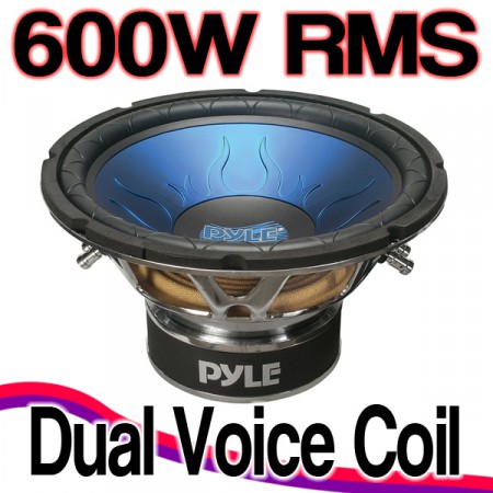 Pyle Blue Wave Dual 4 Ohm Coil 12" Subwoofer